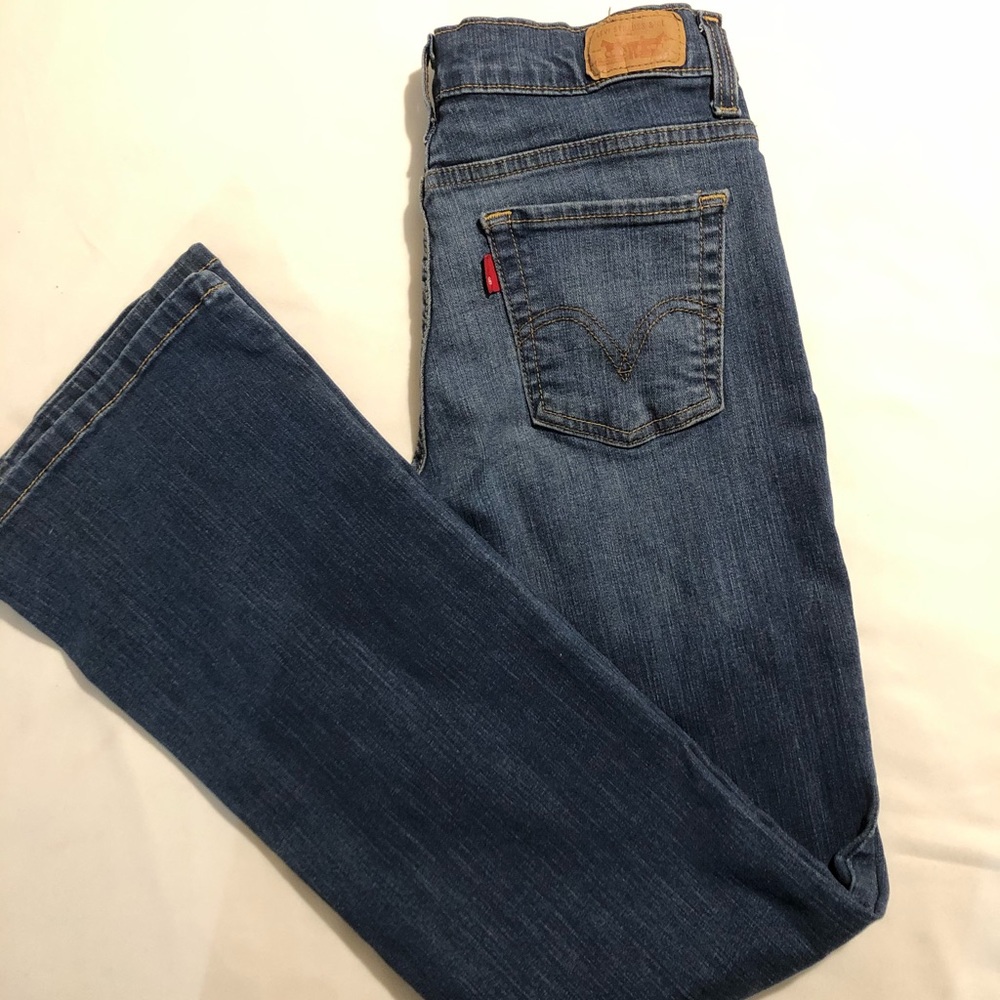 Levi’s 512 Slimming Bootcut Denim Jeans Size 6